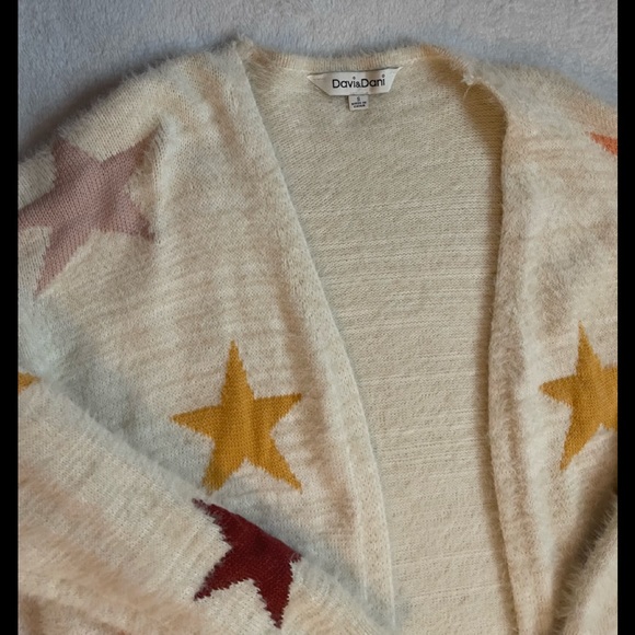 Davi & Dani Loose Fit Layering Boyfriend Cardigan - Picture 10 of 12